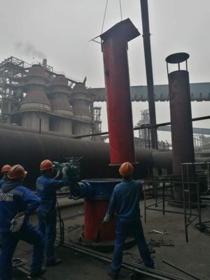 【一周快讯】 喷煤8#烟气炉放散管道更换!