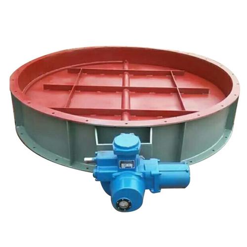 定制大口径烟道风量调节阀 碳钢电动手动蝶阀在高温烟气管道通风中的应用